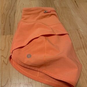lululemon athletica Orange Athletic Shorts